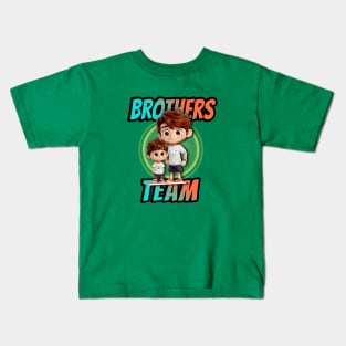 brothers team Kids T-Shirt